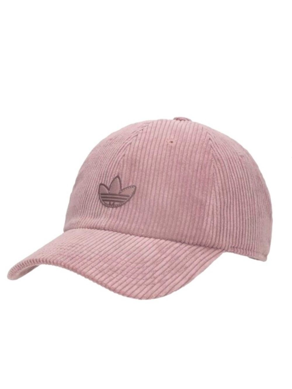 Adidas unisex corduroy dusty pink baseball cap